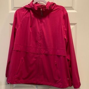 Talbots hooded warm weather jacket